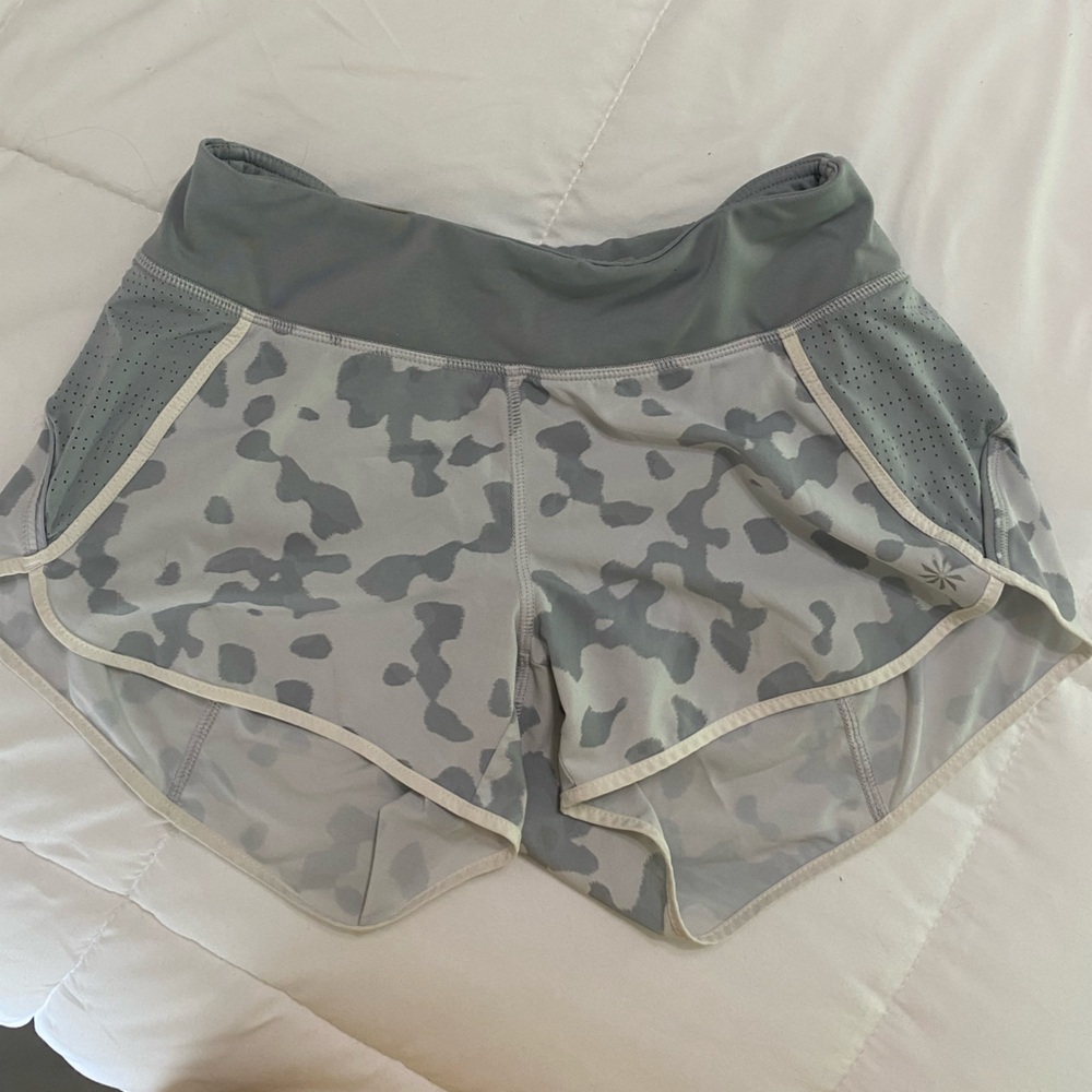 Gray Camouflage ATHLETA Women's Shorts
